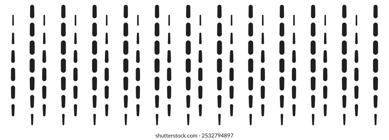 Diagonal parallel lines divider strip. Slash divider. Vector illustration.