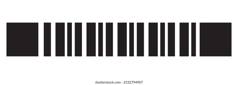 Diagonal parallel lines divider strip. Slash divider. Vector illustration.