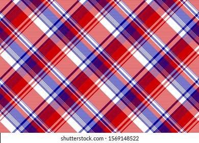 Diagonal pattern seamless fabric texture. Vector illustration.