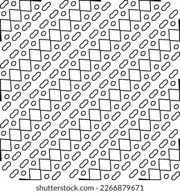  Diagonal pattern.Monochrome ornamental texture with smooth linear shapes, zigzag lines, lace pattern.Abstract geometric black and white pattern for web page, textures, card, poster, fabric, textile.