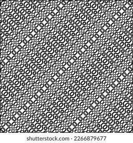  Diagonal pattern.Monochrome ornamental texture with smooth linear shapes, zigzag lines, lace pattern.Abstract geometric black and white pattern for web page, textures, card, poster, fabric, textile.
