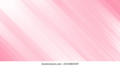 Fundo de linhas de gradiente rosa diagonal. Abstrato branco e rosa no fundo prata claro. Design para cartaz, banner, folheto, brochura, apresentação