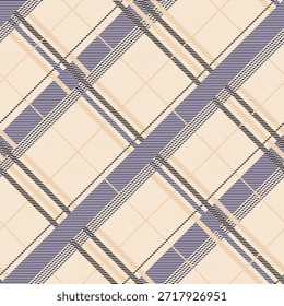Patrón beige marrón a cuadros diagonales 