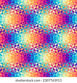 Diagonal plaid pattern. Moire overlapping effect. Vector seamless image.