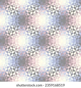 Diagonal plaid pattern. Moire overlapping effect. Vector seamless image.