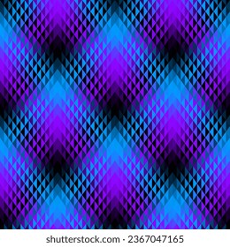 Diagonal plaid pattern. Moire overlapping effect. Vector seamless image.