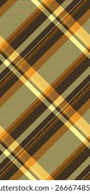 Padrão de xadrez diagonal em tons de outono quentes.  As listras marrom, laranja e bege criam um design texturizado e estiloso ideal para telas, moda ou fundos de sites.