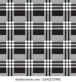 Diagonal plaid shaded pattern black and white color