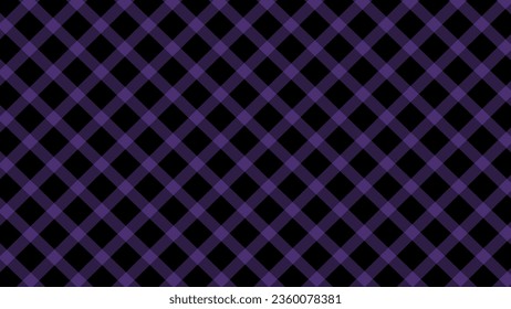 Diagonal purple checkered in the black background