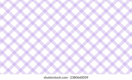 Diagonal purple checkered in the white background