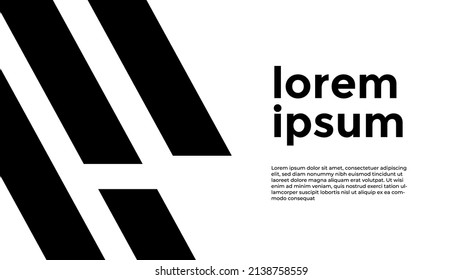 Diagonal Rectangle Race Black and White Geometry Geometric Background Decorative Banner Presentation Design