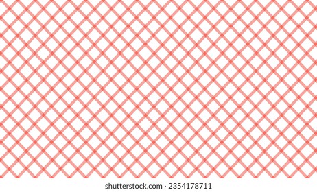 Diagonal roja chequeada en el fondo blanco	