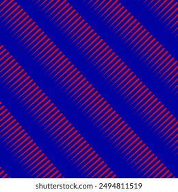 Diagonal Red Striations Against Dark Blue Background. Can be used as shirt,  fabric,cushion, curtain, carpet, wallpaper,  gift wrap, cover pattern.