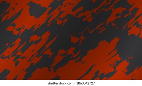 Golpes diagonales bruscos en negro y naranja. Mantiene la pared. Fondo texturado vacío. Ilustración del vector