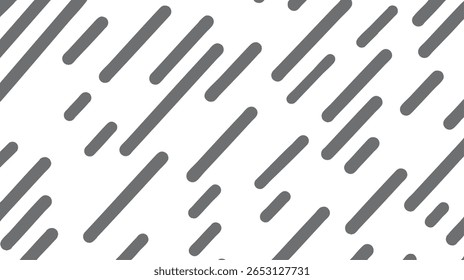 Fundo de padrão de faixa arredondada diagonal. Design mínimo contínuo com formas de linha em negrito suaves. Fundo geométrico abstrato moderno.
