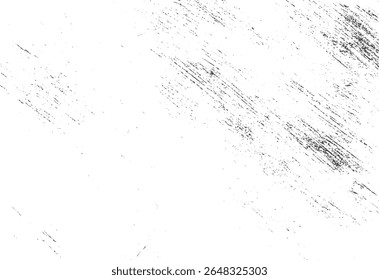 Textura grunge arranhada diagonal. Sobreposição de vetor angustiado com linhas gastas e superfície áspera abstrata.
