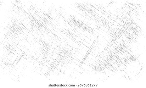 Diagonal scratched sketch texture background. Abstract crosshatched grunge pattern design. Perfect for rough surface overlays, artistic distress effects and retro decorations.
