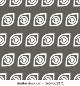 Diagonal seamless pattern with eyes