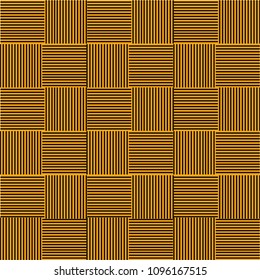 Diagonal seamless pattern with grunge striped intersect rectangular elements in black and white colors for web design.