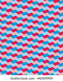 Diagonal diagonal small rectangles, bricks .Seamless stylish flat geometric background. 