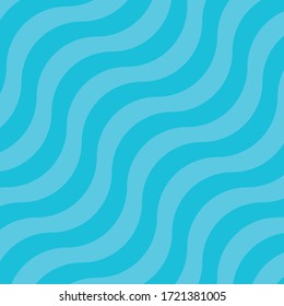 Diagonal spline of pattern vector. Design zebra light blue on blue background. Design print for illustration, textile, texture, wallpaper, background. 