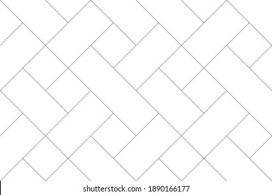 Diagonal of square pattern vector. Design random tile black on white background. Design print for illustration, texture, material, wallpaper, background. Set 1