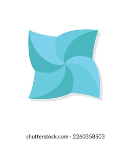 Diagonal square wall decor design. Banner or poster template, decorative design element. Vector illustration.