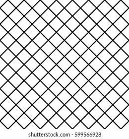 Diagonal squares stripes. Illusion diamond shape with line for background. Repeating pattern tiles of line.
