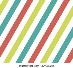 Diagonal strip seamless pattern. Colorful linear wallpaper, wrapping paper. Infinity abstract geometric background with lines. Vector illustration.