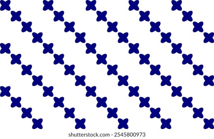 Faixa diagonal, Dois tons azul e branco Checkerboard com x risca padrão de repetição, imagem completa, design para impressão de design de tecido, checkerboard