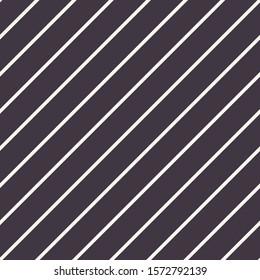 Diagonal Stripe Geometric Background. Dark Gray Black and White Texture. Regular Tone on Tone Thin Line Seamless Pattern Swatch. For Classic  Mimimalistic Masculine Shirting. Repeat Tile Vector EPS10 