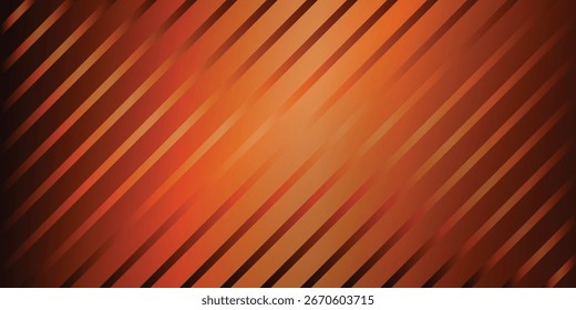 Diagonal stripe gradient pattern background. Abstract orange lines with smooth texture effect. Modern linear background for design
