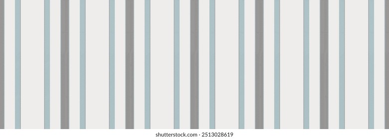 Diagonal stripe lines pattern, scrapbooking vertical seamless fabric. Perfection background vector textile texture in white and cyan colors palette.