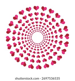 Diagonal stripe pattern with repeating pink hearts, ideal for fabric prints, Valentine’s packaging, romantic wallpapers, and cute stationery backgrounds.