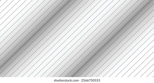 Diagonal stripe seamless pattern. Geometric classic black and white thin line background.