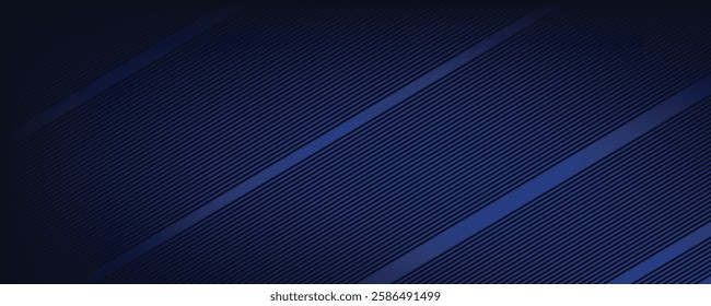 Diagonal Striped Abstract Blue Background