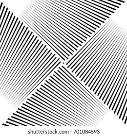 Diagonal striped illustration. Repeated black slanted lines background. Surface pattern design with linear ornament. Colorless disco lights motif. Stripes wallpaper. Angle rays. Pinstripes vector art