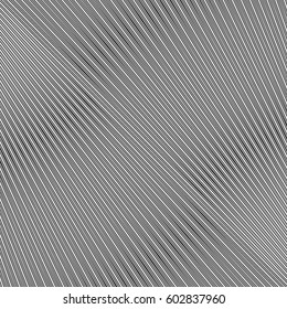 Diagonal striped illustration. Repeated color lines on white background. Surface pattern design with linear ornament. Disco lights motif. Stripes wallpaper. Digital paper for web designing. Vector art