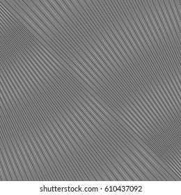 Diagonal striped illustration. Repeated color lines on white background. Surface pattern design with linear ornament. Disco lights motif. Stripes wallpaper. Digital paper for web designing. Vector art