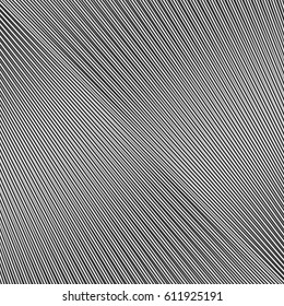 Diagonal striped illustration. Repeated color lines on white background. Surface pattern design with linear ornament. Disco lights motif. Stripes wallpaper. Digital paper for web designing. Vector art