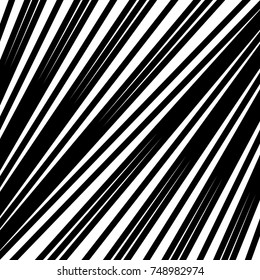 Diagonal striped illustration. Repeated color slanted lines background. Surface pattern design with linear ornament. Colorless disco lights motif. Stripes wallpaper. Angle rays. Pinstripes vector art.