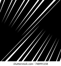 Diagonal striped illustration. Repeated color slanted lines background. Surface pattern design with linear ornament. Colorless disco lights motif. Stripes wallpaper. Angle rays. Pinstripes vector art.