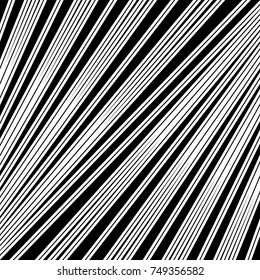 Diagonal striped illustration. Repeated color slanted lines background. Surface pattern design with linear ornament. Colorless disco lights motif. Stripes wallpaper. Angle rays. Pinstripes vector art.