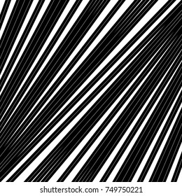 Diagonal striped illustration. Repeated color slanted lines background. Surface pattern design with linear ornament. Colorless disco lights motif. Stripes wallpaper. Angle rays. Pinstripes vector art.