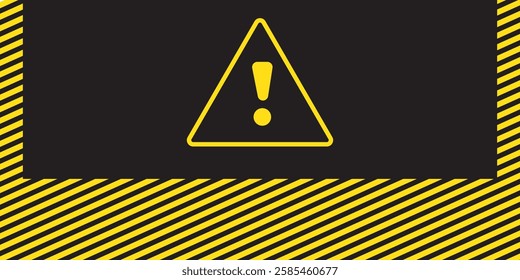 Diagonal stripes background.  warning striped background, yellow and black stripes on the diagonal, danger vector template sign background, danger sign, Danger area mark, line danger stripe. 1176