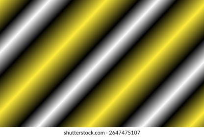 Diagonale strepen achtergrond. Gele en zwarte lijnen patroon voor wegwaarschuwing en behang sjabloon. Realistische lijnen met herhaalde strepen textuur. Eenvoudige geometrische strepen achtergrond. Patroonvector