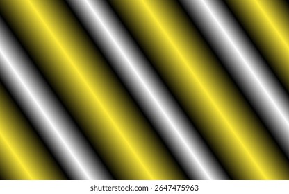Diagonal stripes background. Yellow and black lines pattern for road warning and wallpaper template. Realistic lines with repeat stripes texture. Simple geometric stripes background. Pattern vector