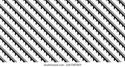 Diagonal stripes. Black stripes seamless pattern. Print for design, packaging, notebooks, pillows.