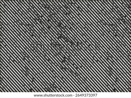 Diagonal Stripes with Grunge Background Texture