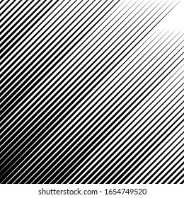 Diagonal stripes ornate. Lines pattern. Striped image. Linear background. Strokes ornament. Abstract wallpaper. Modern halftone backdrop. Digital paper, web design, textile print. Vector art.